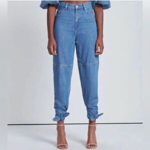 7 for all Mankind Jeans with ties at ankle